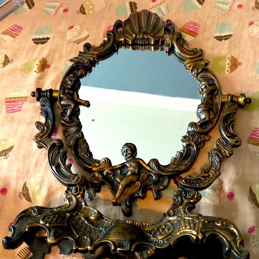 Aesthetic antique mirror